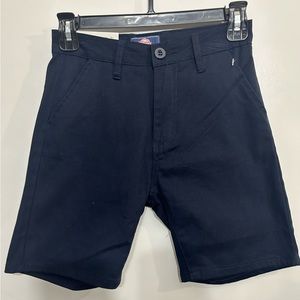 002 SHRTS: Approved navy blue shorts size 12